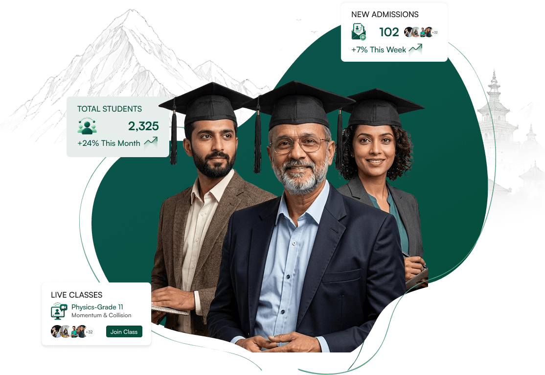 Students and educators using DP-LMS